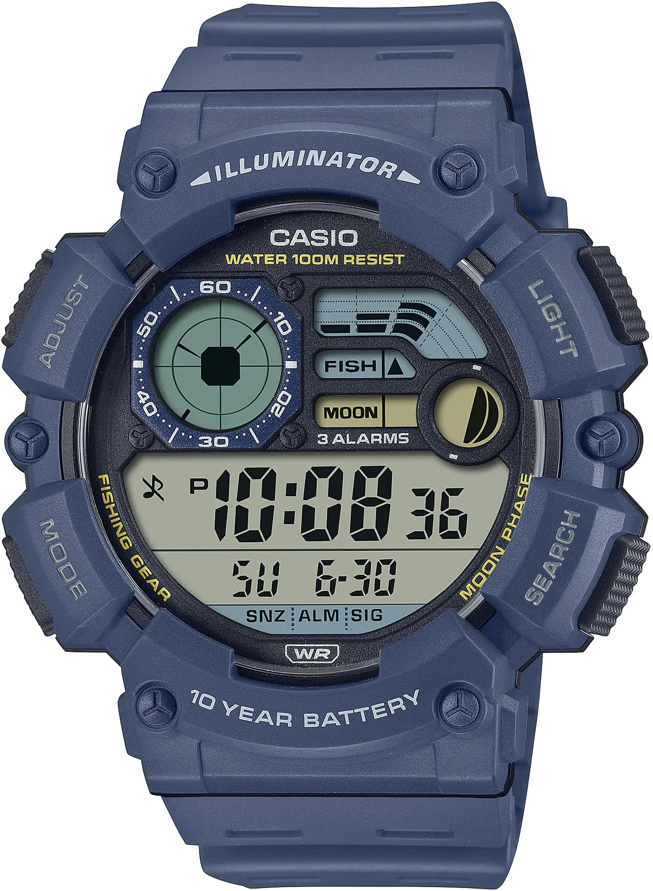 Watch Casio Collection Fishing Gear WS-1500H-2AVEF